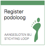 Registerpodoloog, aangesloten bij Stichting LOOP